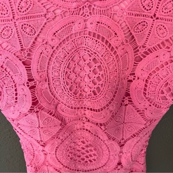 *Minor zipper issue* NWT Revolve x Superdown Vita Open Back Dress Pink | Size S - Picture 6 of 12